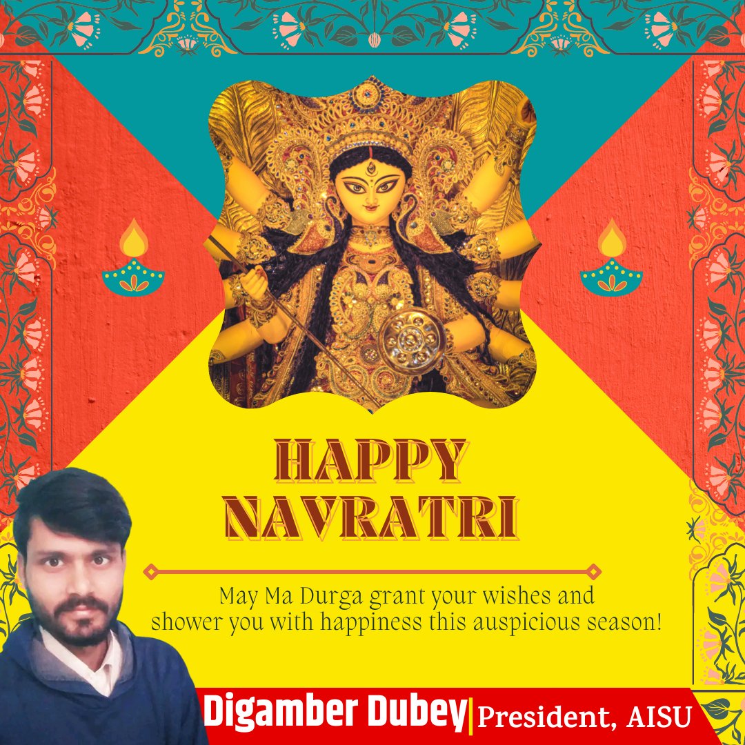 "ॐ सर्वमंगल मांगल्ये शिवे सर्वार्थ साधिके,
शरण्ये त्रयम्बके गौरी नारायणी नमोस्तुते"

आध्यात्मिक शक्ति भक्ति ज्ञान साधना के साथ शारीरिक व आत्मिक शुद्धि के पर्व शारदीय नवरात्रि की हार्दिक शुभकामनाएं। 
जगत जननी माँ जगदम्बा की कृपा सदैव आप सभी पर बनी रहे। 
#navratri2022
#नवरात्रि