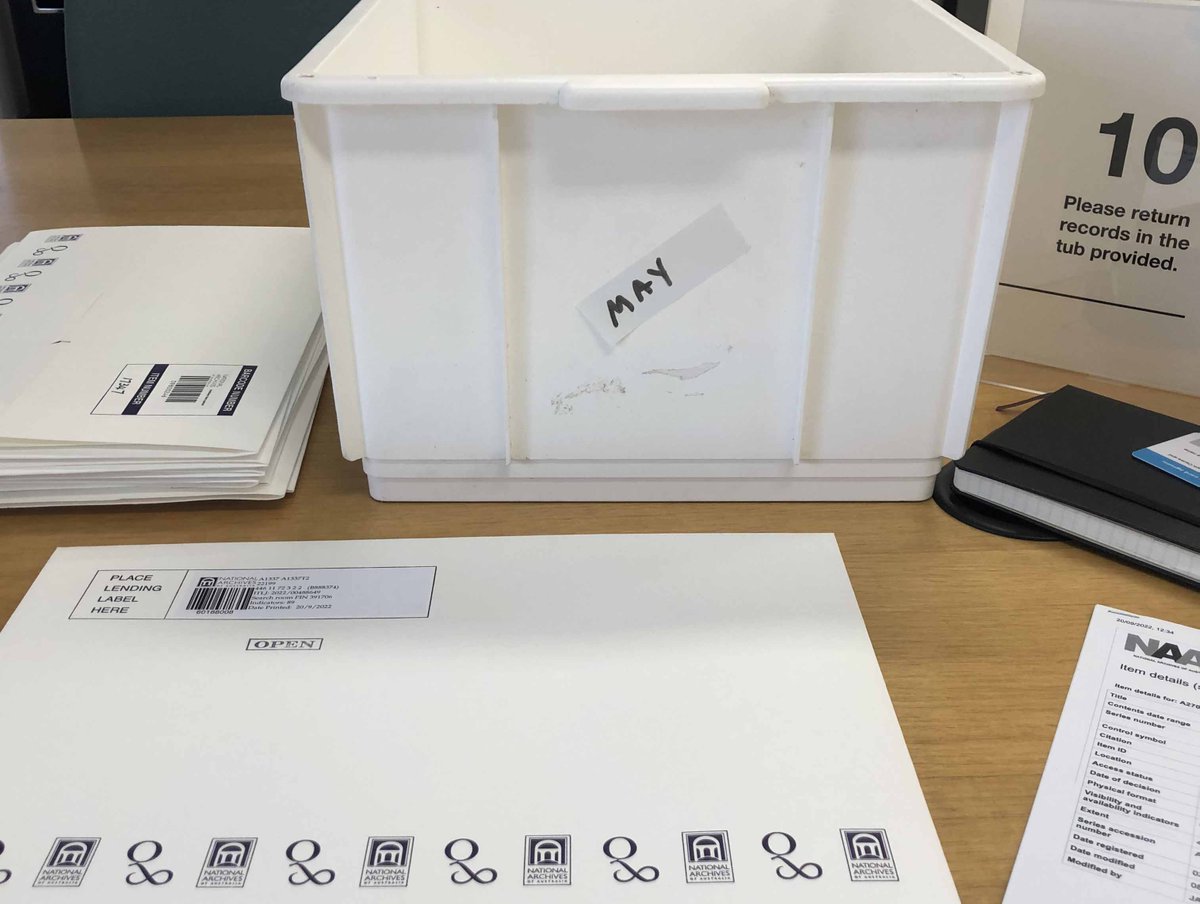 Excited to be back in the archives once more kicking off research on a history of Australians' attitudes to the sun as part of the Cancer Culture project
<a href="/CancerVic/">Cancer Council Victoria</a> @unimelb #cancerculture