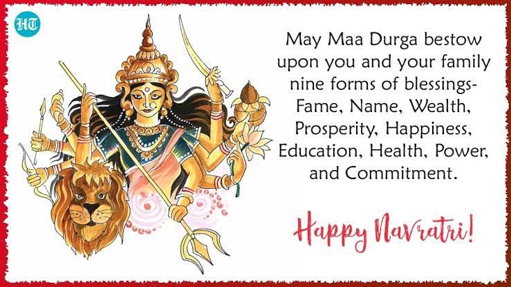 Wishing all my dear friends on Twitter a very Happy Navratri! 🙏May Ma Durga visit your houses these ten days and shower you all with her blessings 🙏Jai Ma Durga!🙏