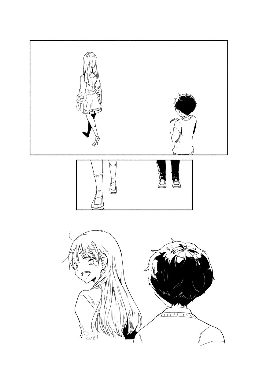 新連載モノクロ進捗✍️ 