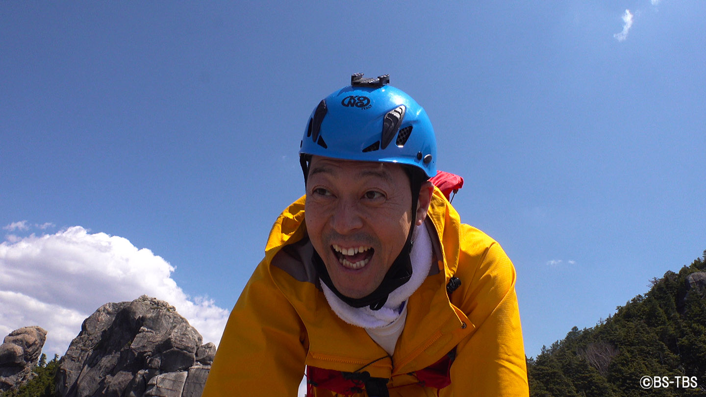 Bs Tbs 明日9 27 火 よる9時 アドベンチャー魂 Adventuretama 伝説的クライマーと挑むクライミング第二弾 舞台は山梨県 瑞牆山の十一面岩の一角 高さおよそ100m 恐怖と闘う東野は T Co Voaqcio9s7 東野幸治 佐藤裕介 クライミング