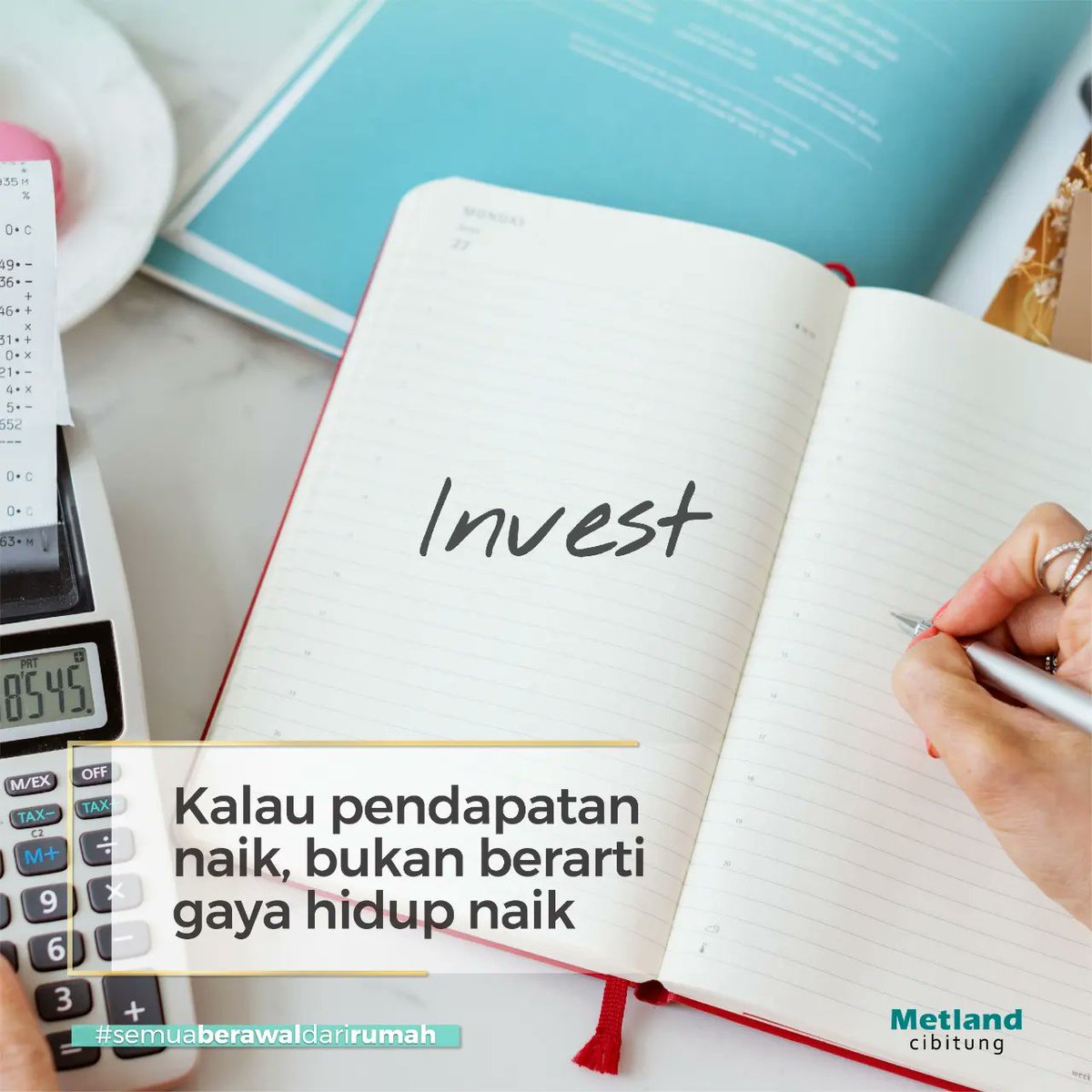 metlandcibi's tweet photo. Jurus jitu yang simple tapi tak mudah untuk melakukannya. Pendapatanmu naik, gaya hidup tetap stabil! 

Yuk bisa yuk kantong tetap tebal walaupun tanggalan berganti.
Green Development Project
📍Metland Cibitung Marketing Gallery
Jalan Boulevard Raya Metland Cibitung Bekasi 17520 https://t.co/qAxfkLshF3