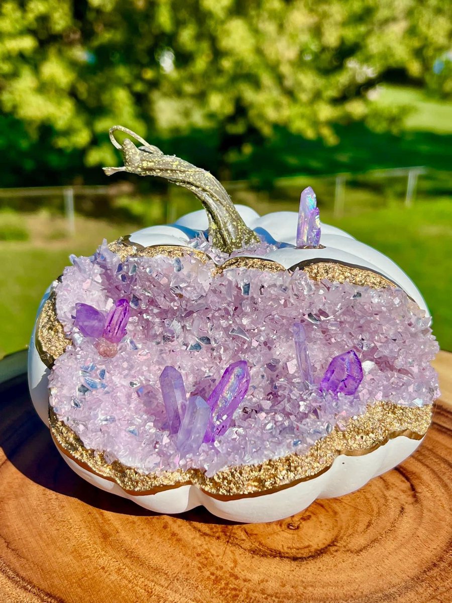 lilredwriter's tweet photo. ADORE these crystal pumpkins, i can't choose a favorite 💗 https://t.co/qEDb0xV8v4