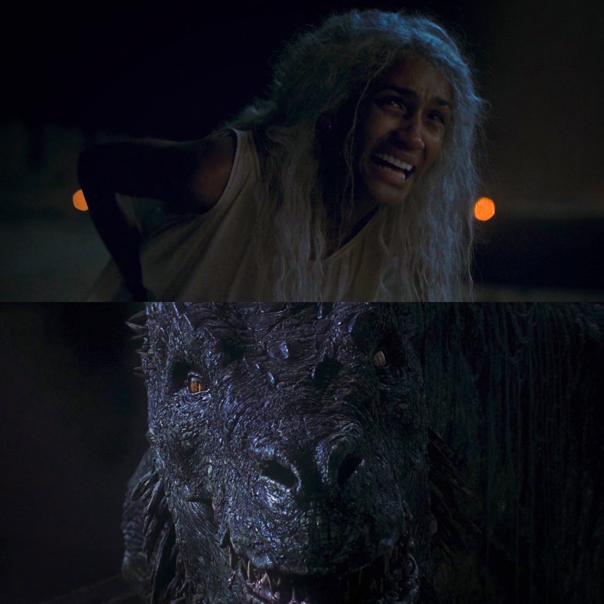 Vaghar no lo quería hacer.... No me duele, ME QUEMA!, ME LASTIMAAAAA!!! 😭😭😭😭#houseofthedragon