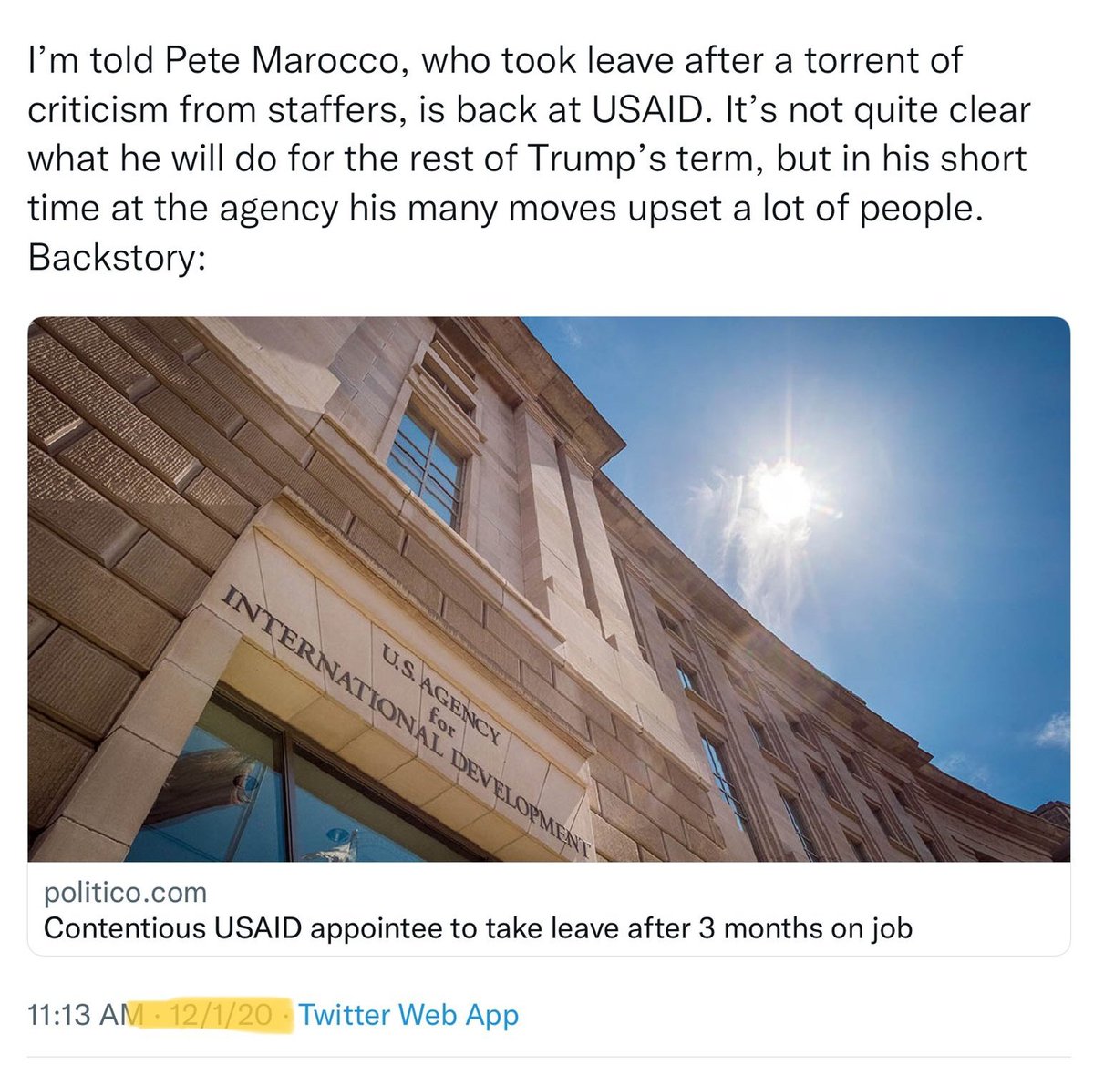 leighg13 on Twitter: "RT @gal_suburban: Pete Marocco was appointed by ...