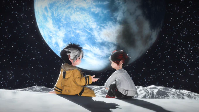 To the Moon#GPOSERS #Lalafell #ララオス #ララフェル 