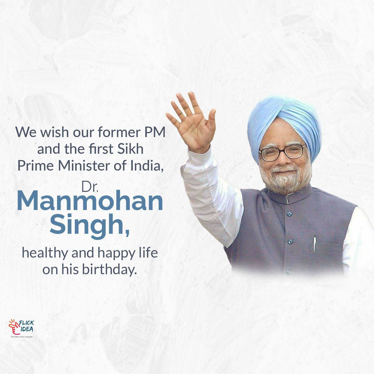 FlickIdea's tweet photo. Happy birthday to our former Prime minister of India

#ManmohanSingh #DrManmohanSingh https://t.co/uhpiICNNZt