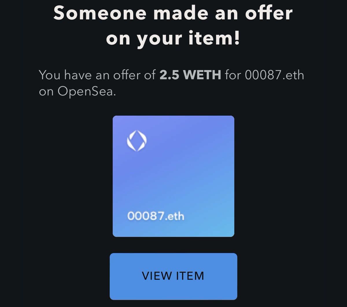 metaverseboi's tweet photo. I registered this 5 months ago for $31 after gas fees, web 3 is life changing https://t.co/Wv5KTIOBv7