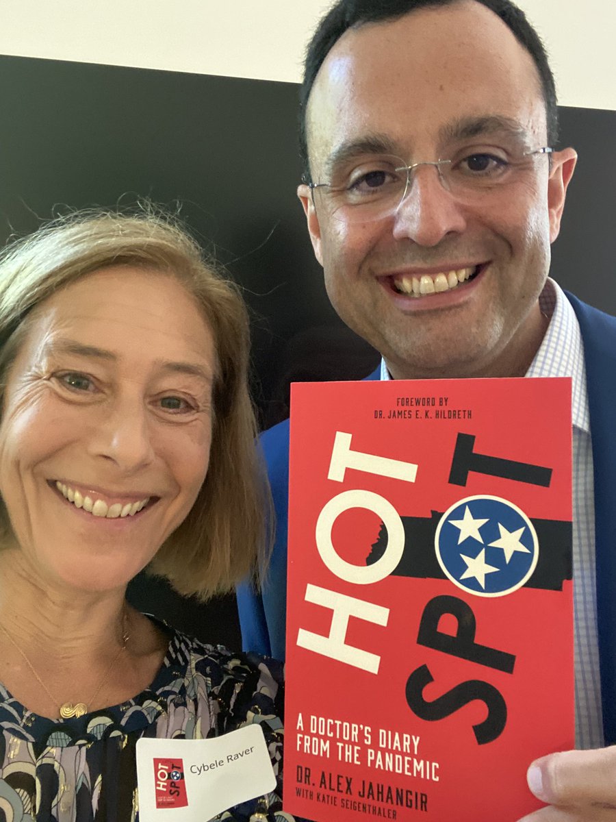 So great to hear @vumc @alexjahangir re: his insights on growing up building community in Nashville, his leadership in navigating the pandemic, his hope for Nashville and for our city's future- also met @EditrixMosser @VanderbiltUP as we celebrated 'Hot Spot' launch