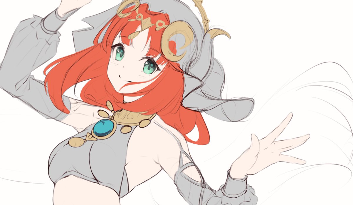 調べながら描いたコードギアスのC.C.とほぼ全身描きそうになって我に帰ったニィロウたゃ……出だしから鬼時間かけちゃった…
残りの子もナメクジスピードで描いていきます🐌 