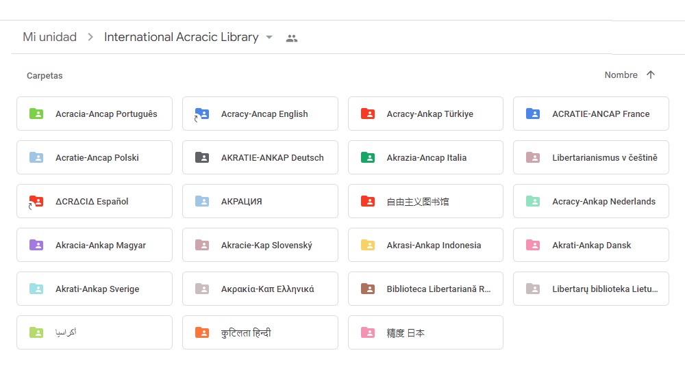 Ya disponible la Biblioteca Acracica Internacional! >
drive.google.com/drive/folders/…