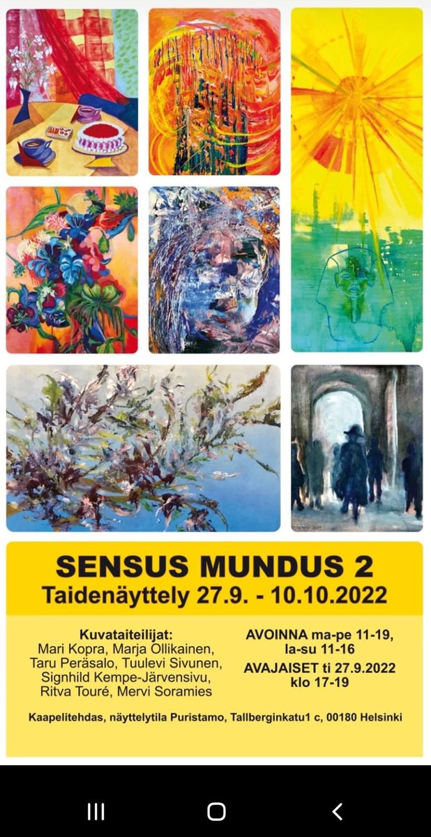 MemmuS's tweet photo. #exhibition #kaapelitehdas #puristamo https://t.co/Pyr85eMqIA