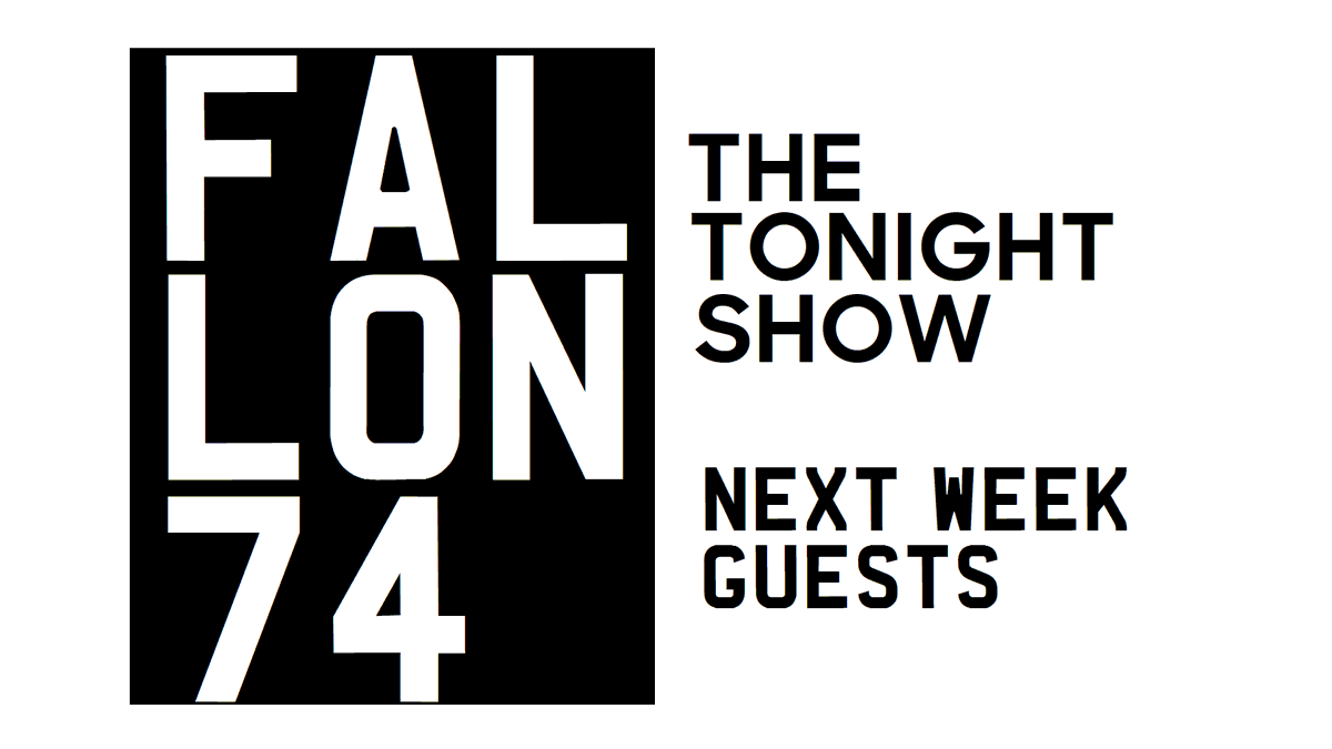 This Week's Guests on The Tonight Show!

Thursday, September 29
#RobertDeNiro
#ChloeFineman
#ArcticMonkeys 

Friday, September 30
#ZacEfron 
#DebbieHarry 
#LeaMichele