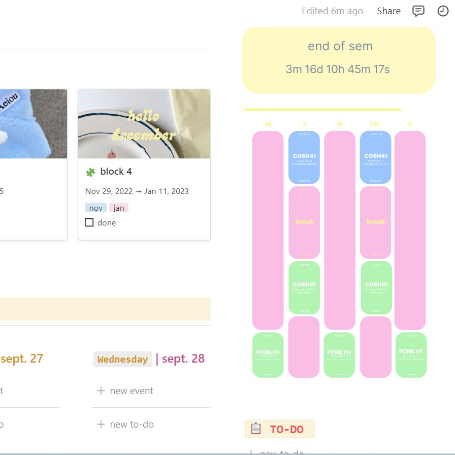 onuieve's tweet image. notion update👛💐 #notiontwt #studytwt