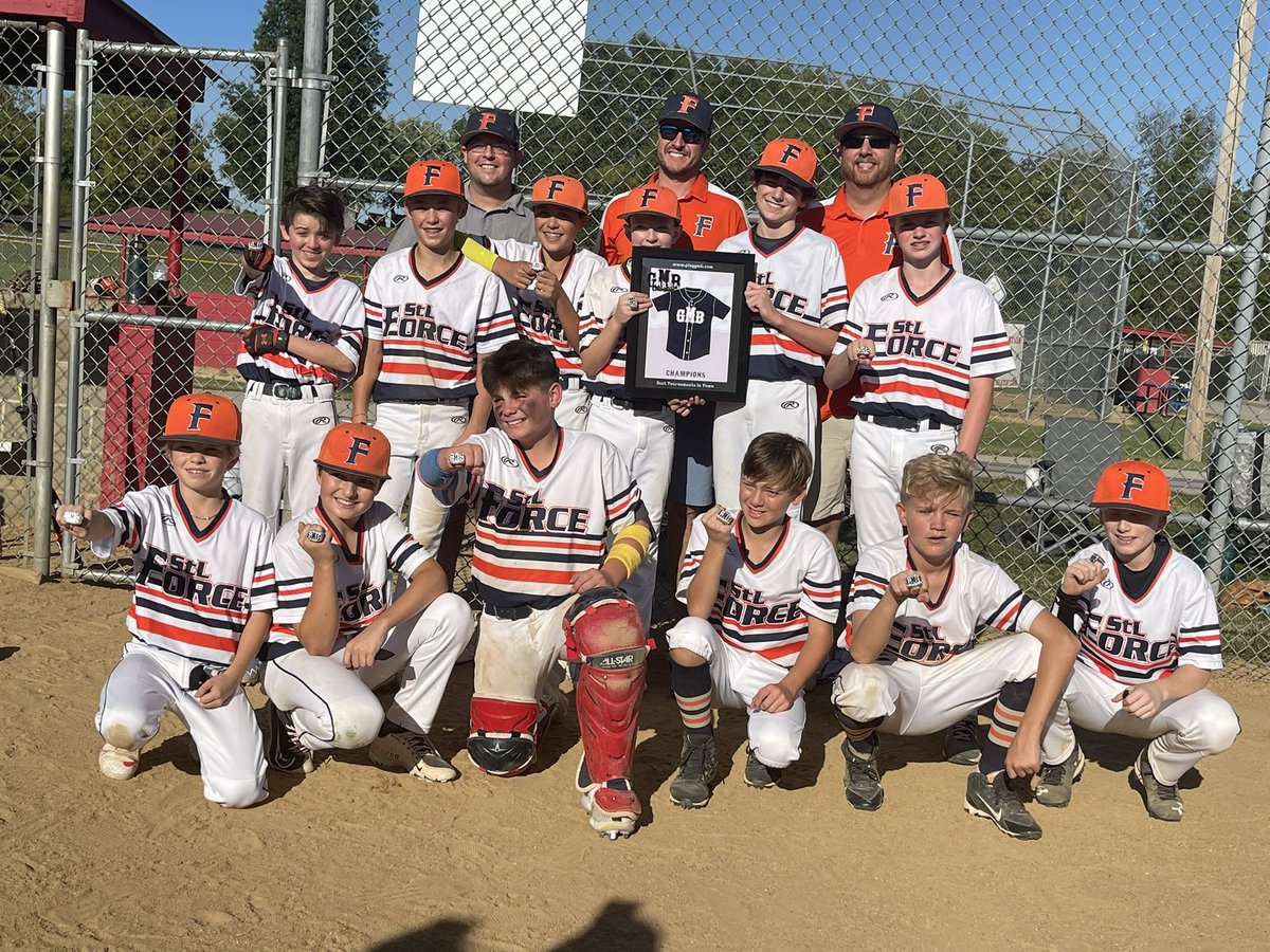 Congrats to St Louis Force 13U on the Championship in GMB American Blue Fall Ball Silver Ring Showdown from 2 weeks ago.  Kudos to <a href="/GMBStl/">⚾️GMB Baseball⚾️</a> for using the available fields today to makeup Bracket Sunday from the rainout.  Thank you!!