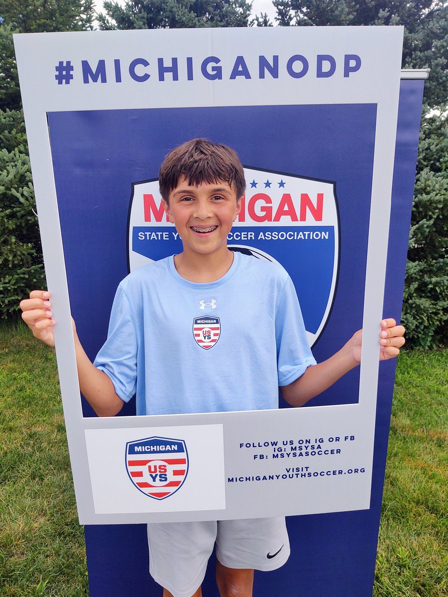 JeffreyJCollier's tweet photo. Gabriel has been on fire: 6 goals in his last three games ⚽🔥 with his TriCounty Nationals crew in the Michigan State Premier Soccer Program's (MSPSP) U14 Premier League. @SoccerNationals #MichiganODP https://t.co/zqXFWmYXOJ