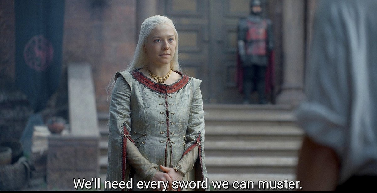 rhaenyra targaryen scenes tweet media
