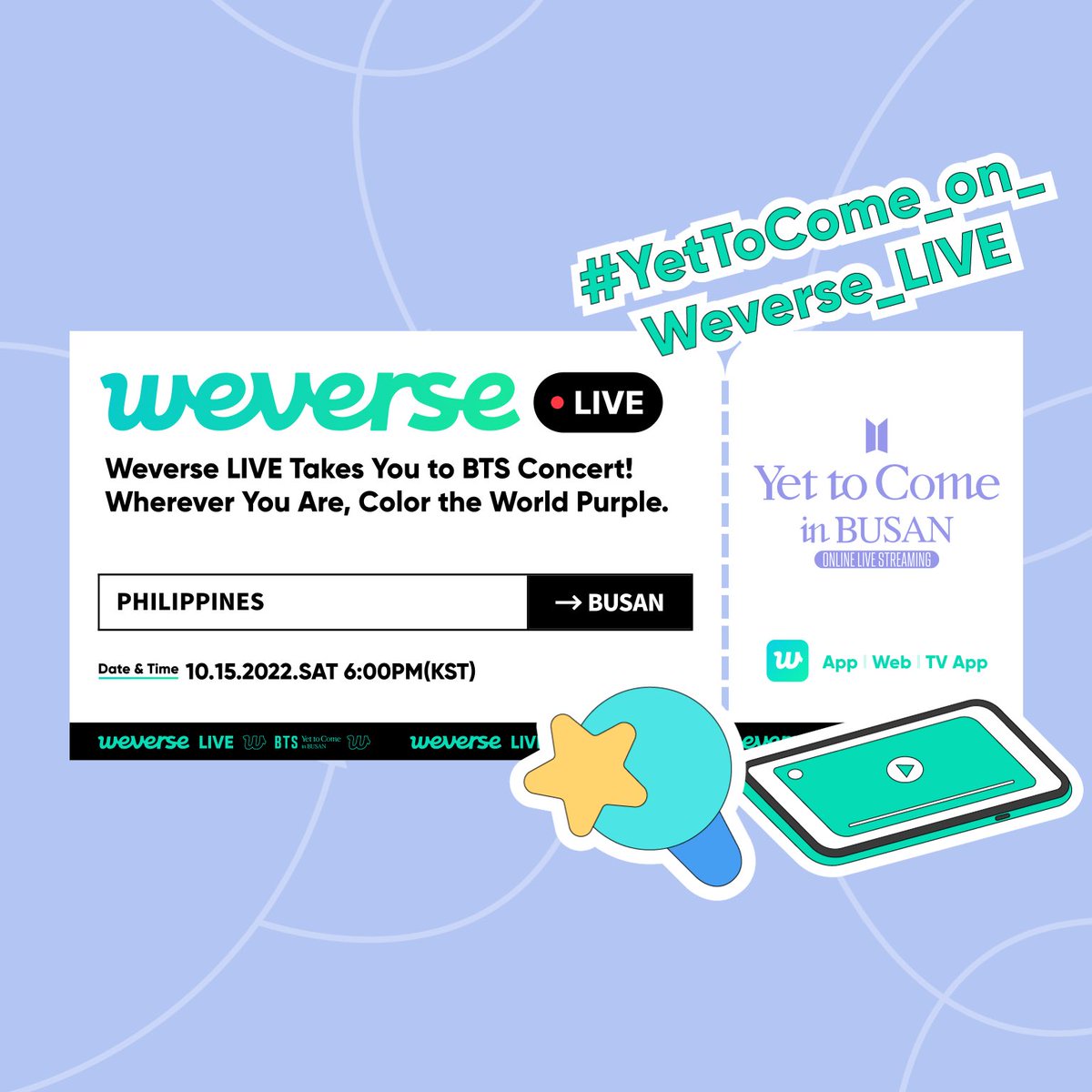 ArmyNix95's tweet photo. From PH TO BUSAN! Let’s Get it🇵🇭🔜🇰🇷

#YetToCome_on_Weverse_LIVE 

#BTS_YetToCome https://t.co/gUpcX20Mi2