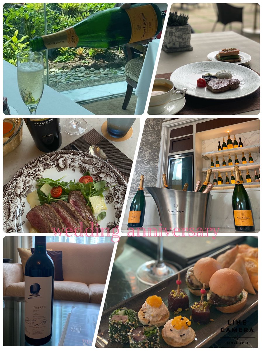 今年の結婚記念日はShangri-la😻私たちには最高すぎるホテル👌🥂