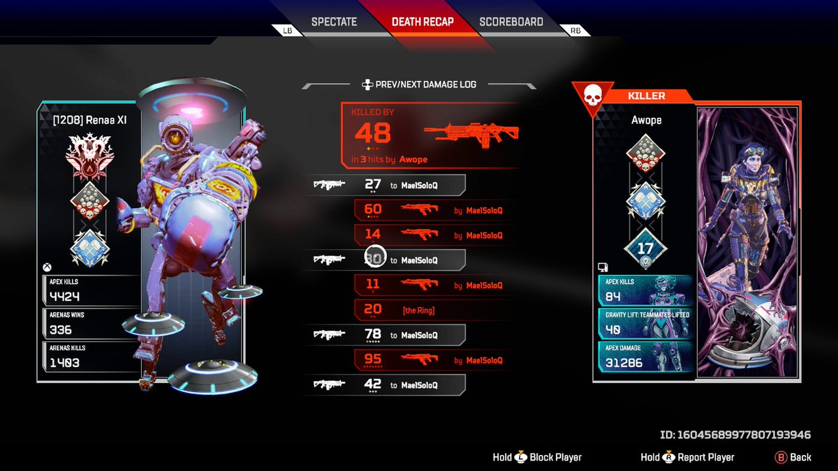 AbasynLP's tweet photo. I was playing arenas duoqing and i found a hacker and their friends... Arena players are weird asf
@RSPN_Hideouts @PlayApex https://t.co/L9acXrUfbp