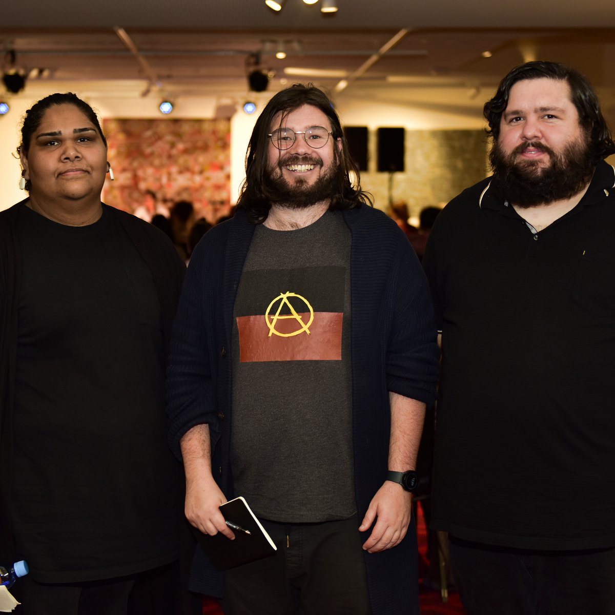 AdelaideFesCent's tweet photo. 📢 LISTEN | New pod episode
OUR WORDS 2022: Host Dominic Guerrera discusses writing from within colonial constructs &amp; cultural institutions with @JKoolmatrie &amp; @SaywhatNathan, two strong Aboriginal voices in the museum sector. Listen >> https://t.co/UJq2PAv6Z8

📸 Trentino Priori https://t.co/QeA2H6ED6Y