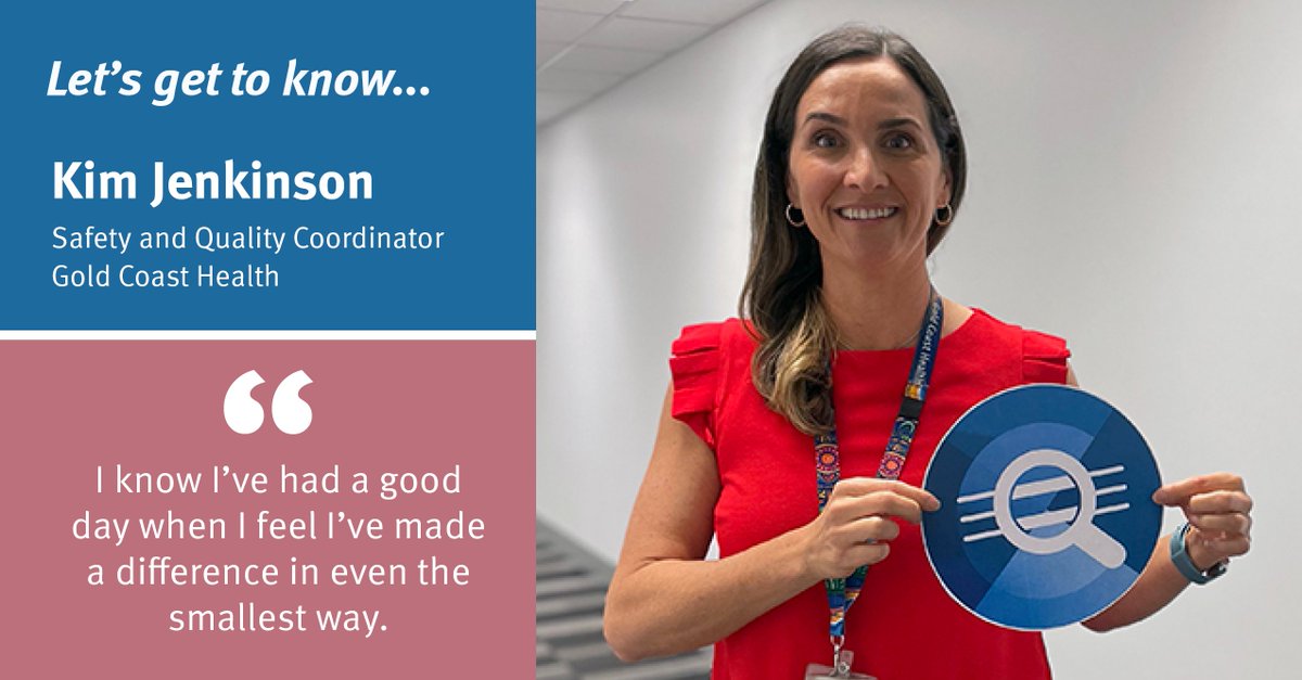 Meet Safety and Quality Coordinator Kim Jenkins. She's holding the emblem for Clinical Governance, one of the eight National Safety and Quality Health Service (NSQHS) Standards. To learn more click here 👇 bit.ly/3UCSBXQ #AlwaysCare