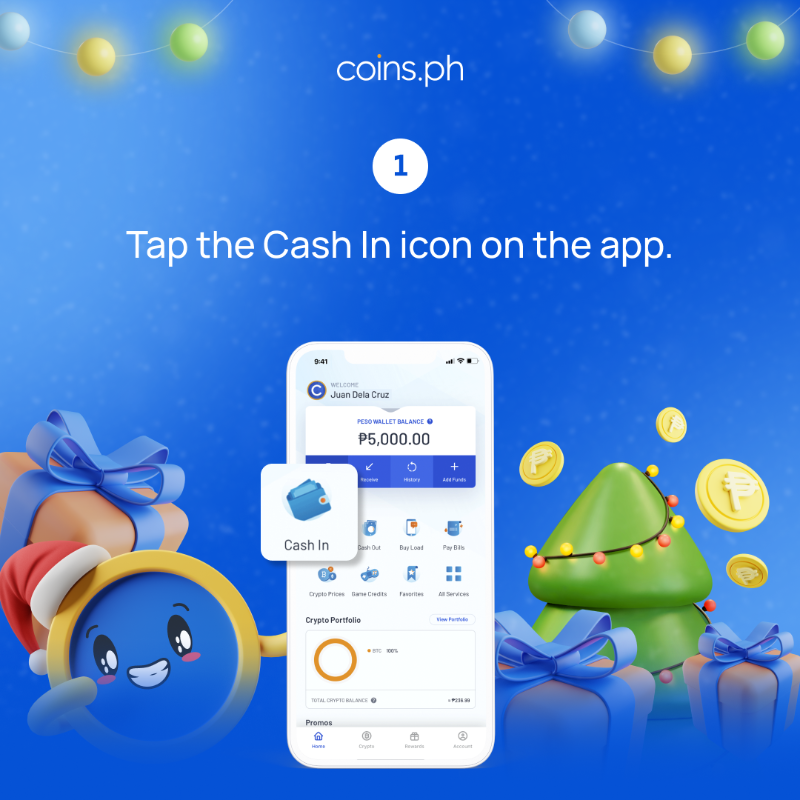 coinsph's tweet photo. 🎅 Coins Santa is checking his list! He's gonna find out who's naughty or nice 🤔

Simply cash in ₱100 (or more) to earn a spot in Santa's Nice List 📃

Check out Coins Santa's friendly guide to get started 👇