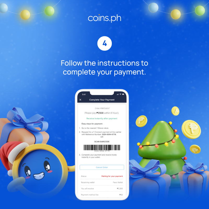 coinsph's tweet photo. 🎅 Coins Santa is checking his list! He's gonna find out who's naughty or nice 🤔

Simply cash in ₱100 (or more) to earn a spot in Santa's Nice List 📃

Check out Coins Santa's friendly guide to get started 👇