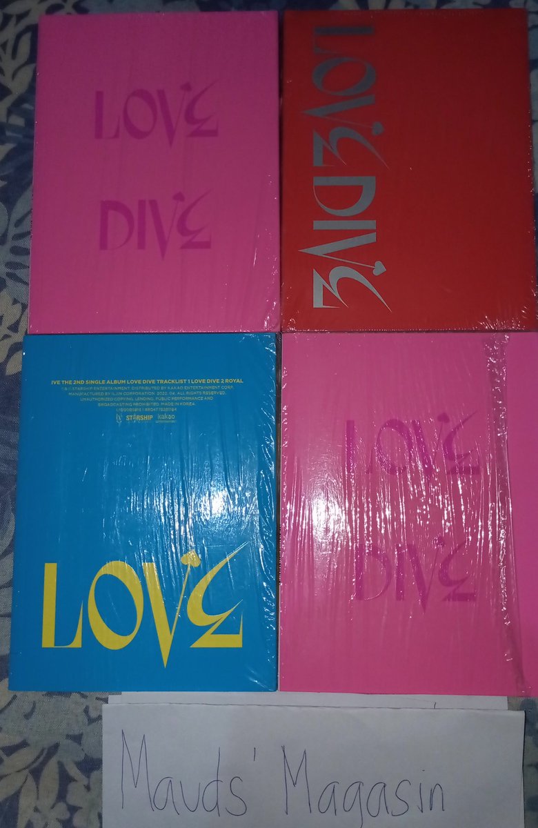 MaudsShop's tweet photo. @Twicepink0103 Hi I have love dive set, free shipping https://t.co/N5l0QS99db