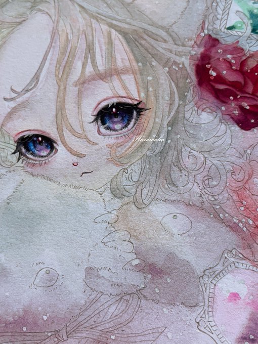 「watercolour」のTwitter画像/イラスト(新着)｜2ページ目)