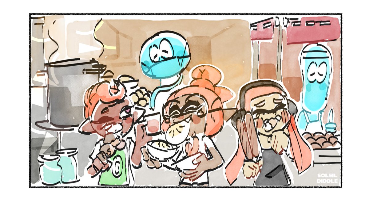 the jellies consoling team grub after this L 😔
#Splatoon3 #TeamGrub 