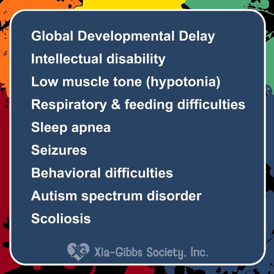 XGSociety's tweet photo. What are some common features of Xia-Gibbs Syndrome?
#xgsfacts #XiaGibbs #XiaGibbsAwareness
Donate at https://t.co/z5wqjIKve0 to support our mission! https://t.co/f6ahaeKwr4