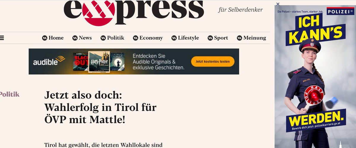 Wäre es nicht vielleicht sinnvoller, liebes  <a href="/BMI_OE/">BMI</a> , in #WOMAN um neue PolizistInnen zu werben?