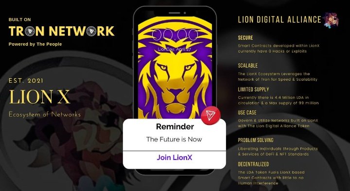 Syed_VIP07's tweet photo. Lets start the week by #Giveaways 

@Lionxeco keep Building and giving more to its users!

1000 $LDA to 5 winners 🏆💪

🦁 Rules 🦁👇
🦁Follow @Syed_VIP07, @Lionxeco &amp; @Onelionx 
🦁Like, Retweet and Tag 2 friends 
🦁 Join https://t.co/GKGDMPJtsU 

Draw 29th sep Good Luck!
#LDA 🔥 https://t.co/si9AShOVni