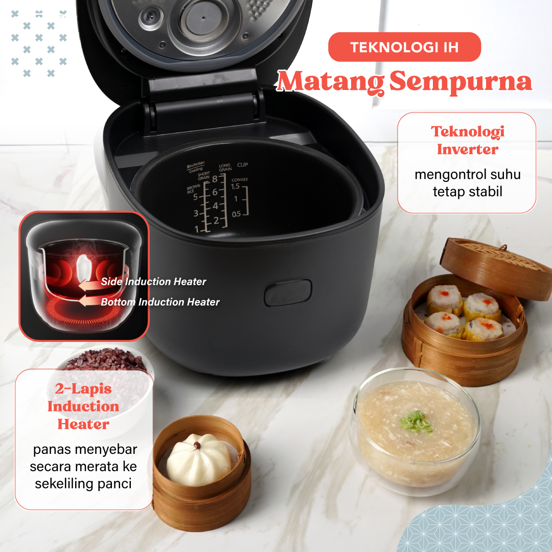 IDPanasonic's tweet photo. #NextHealhtyLifestyle dengan Panasonic Multifunction IH Rice Cooker SR-HL151K
Hidup sehat bisa dimulai dengan mengonsumsi nasi rendah gula.

Baca info selengkapnya terkait Panasonic Rice Cooker SR-HL151 di postingan ini.
#PanasonicCooking #CookForSmile #LiveYourBest #PanasonicAja https://t.co/RAND92h6ot