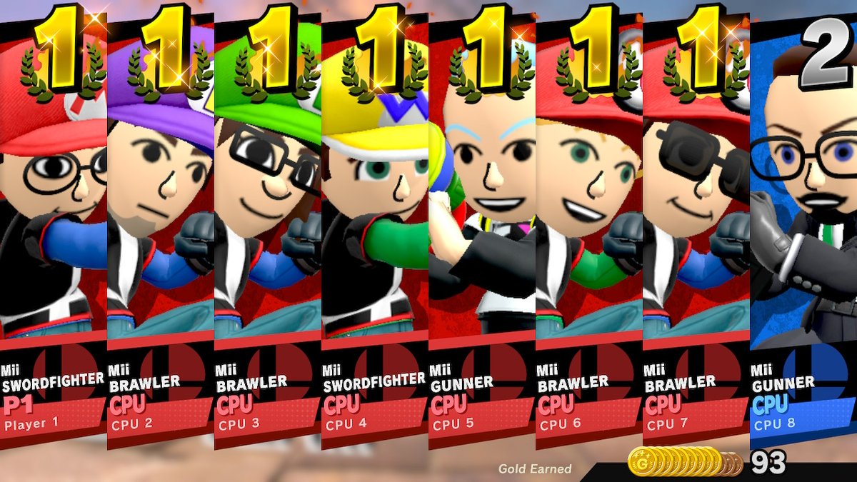 PrestigiousPG's tweet photo. Miis of @LightBlueSquid @MarioSimpson64 @BrooksEwaldVA @KetchumAshchu @RealThomasRadio @NSuperGamerGuy and lastly your's truly me as the #BONECLUB taking a group victory picture together. #SmashBros #NintendoSwitch https://t.co/jYkB0RuW66