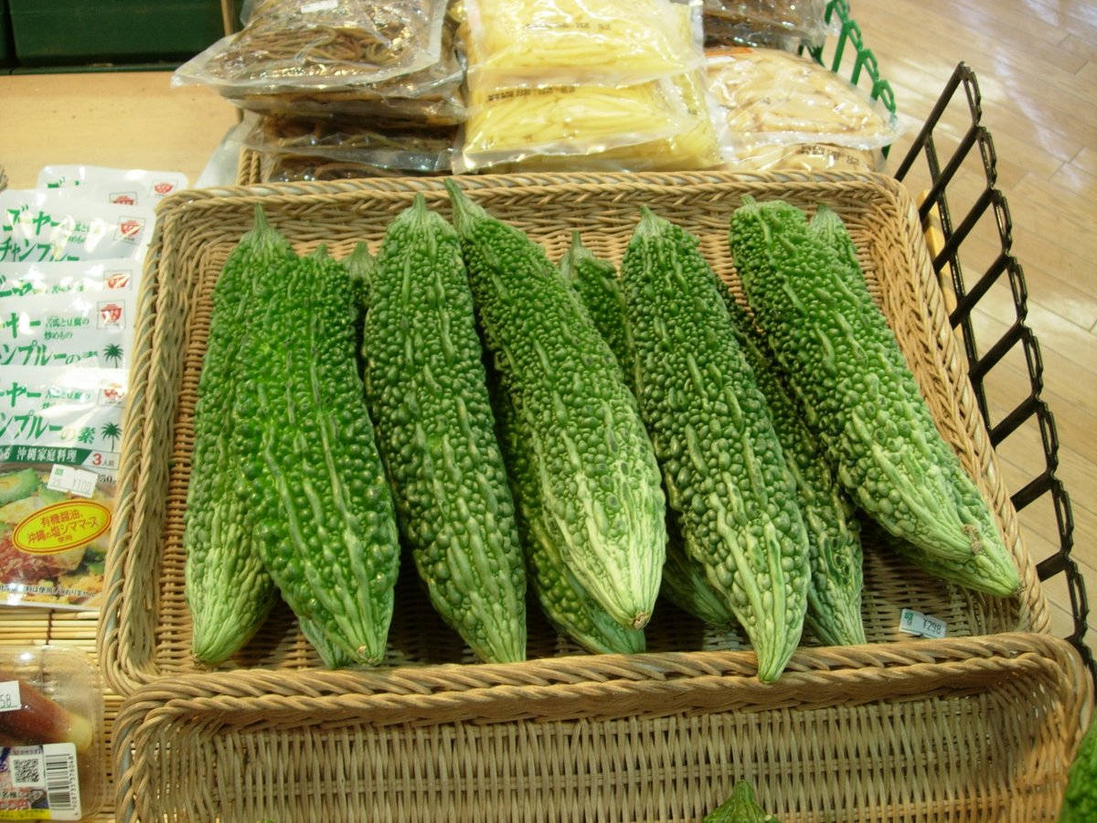HectorGarciaOrg's tweet photo. Goya (bitter melon), used a lot in Okinawan recipes, is my favorite vegetable to cook with. https://t.co/ostMIsS5xg https://t.co/GoP41wPSu1