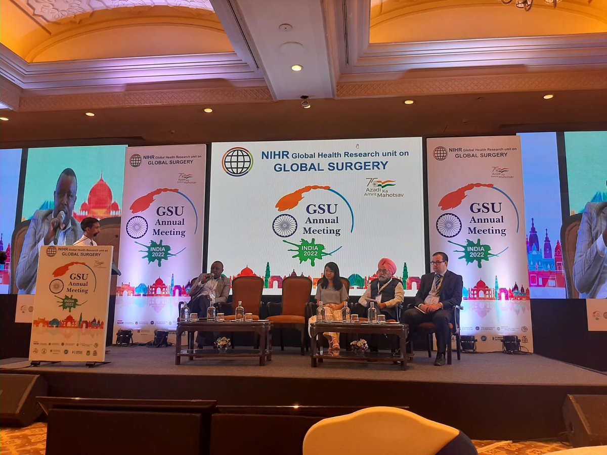 Exciting presentation of the <a href="/CheetahRct/">CHEETAH RCT</a> results at the <a href="/NIHR_GSU/">NIHR Global Surgery</a> #IndiaGSU22 and the translation and implementation of results into clinical practice