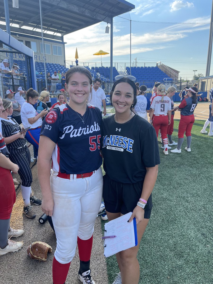 mallory46424501's tweet photo. Had a great time at the McNeese State University softball camp. Loved learning from the amazing coaches and players. @McNeeseSoftball  @LandreneauJames @ShellieLandry @ShelbiSunseri @18uMarucci @fosterfastpitch https://t.co/n3l4FWeUrs