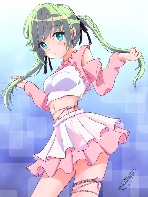 #フリー線画 #塗り絵塗らせていただきました  