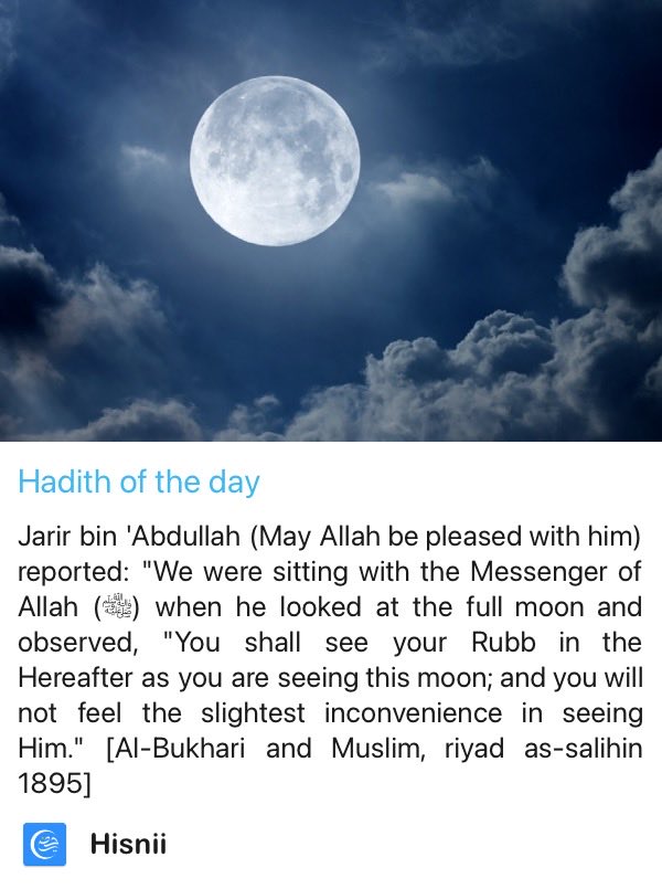 Hadith of the day.