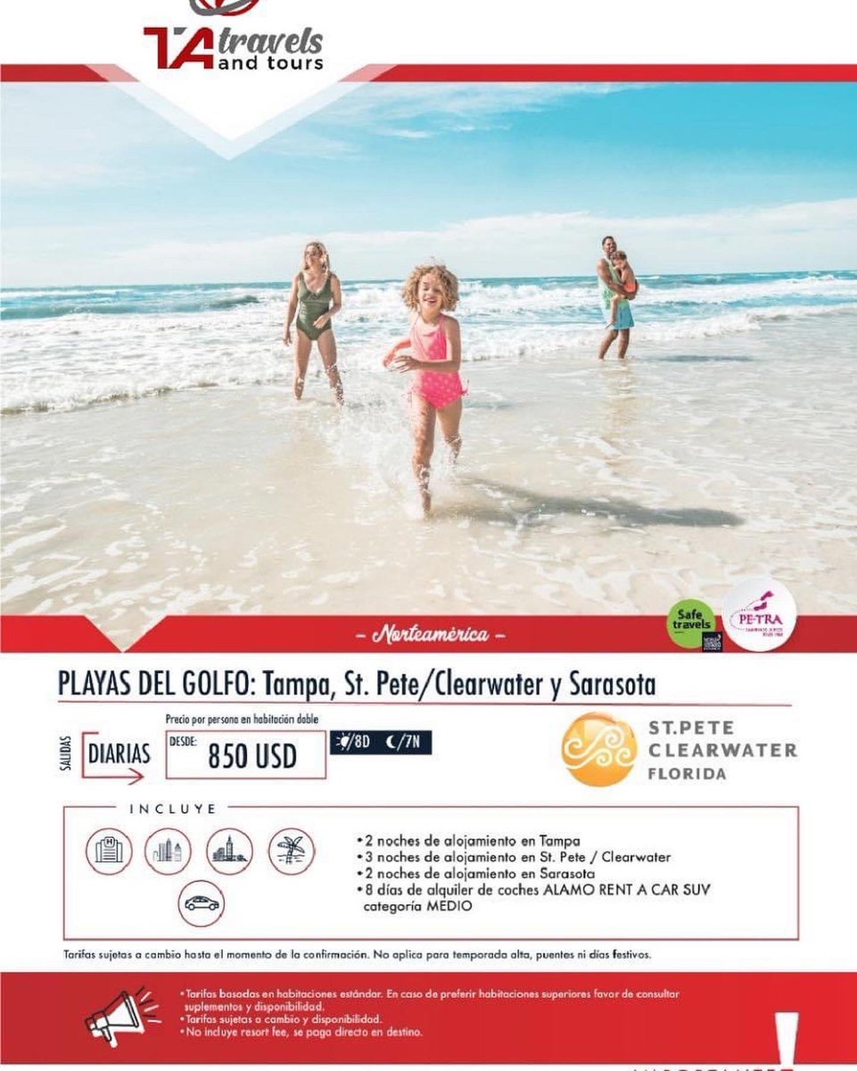 ¿Cual será tu próximo destino?⭐️
Encuentra las mejores promociones en TA Travels and Tours🎉✈️

📌 Plaza presita Local 4, Ignacio Ramírez esquina con Ignacio Allende Los Mochis, Sinaloa✈️
☎️Teléfono Oficina.- 668 815 88 49
WhatsApp .- 668 137 95 36
transportesaledarma.com