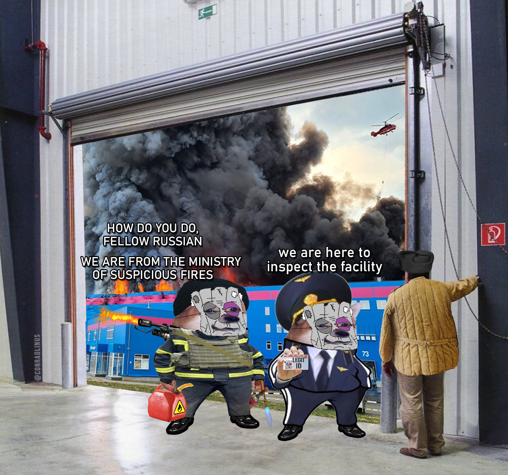 ConradLinus's tweet photo. @igorsushko Nothing to see here, comrades https://t.co/JG5cmUYRSc