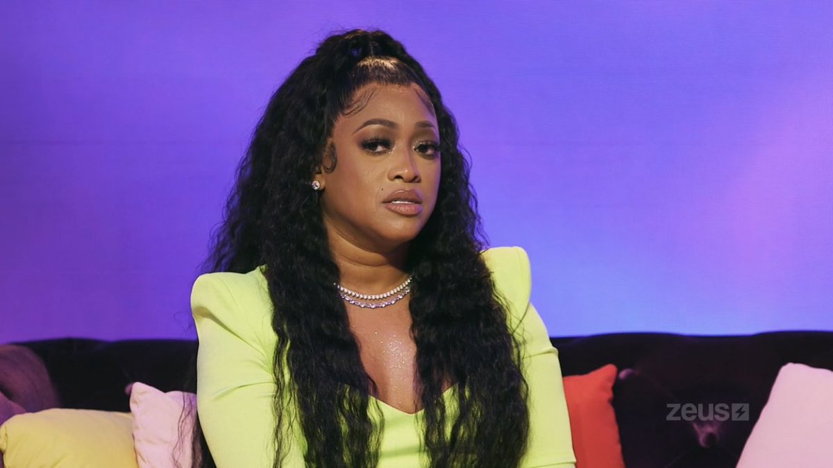 MaryJaye4's tweet photo. Yoooo Trina was so fed up 🤣 like these bitches can’t even get on stage 1st 🤦🏽‍♀️  #BaddiesSouthReunion https://t.co/OT3oqsLIKA
