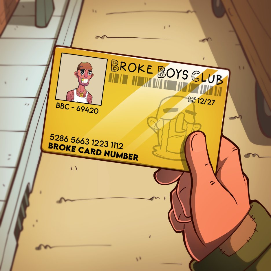 BrokeBoysClub_'s tweet photo. Where our Broke Boys at?

Discord is open! First 100 will get their BBC card to get in the BROKELIST. Must be following us and RT this tweet.

Oh yeah, enjoy a free alpha channel on us run by a few great callers. Might 🔒 discord soon.

https://t.co/C771MDLCBM

#SolanaNFTs #SOL https://t.co/KtjEbuk4XM