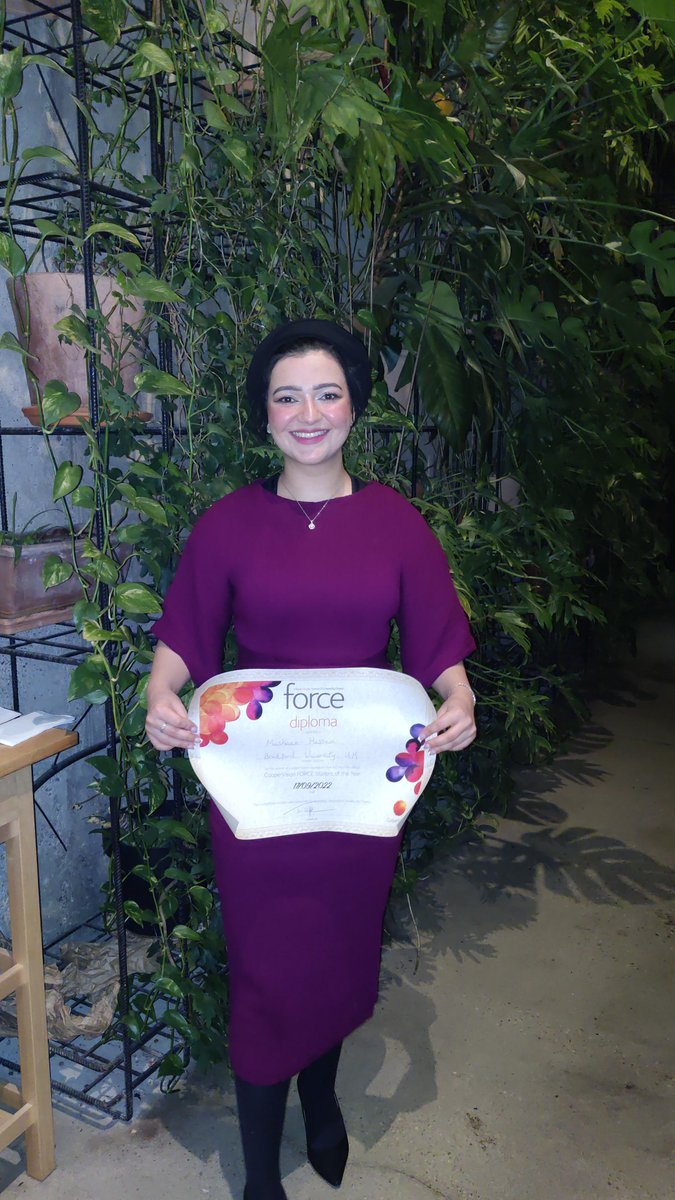 Congratulations to Muskaan Hussain from <a href="/UniofBradford/">University of Bradford</a> who is the FORCE EMEA winner for 2022. Muskaan’s presentation topic was accommodative microfluctuations and reading eye movements in myopia management lenses. 

<a href="/CooperVisionUK/">CooperVision UK</a>