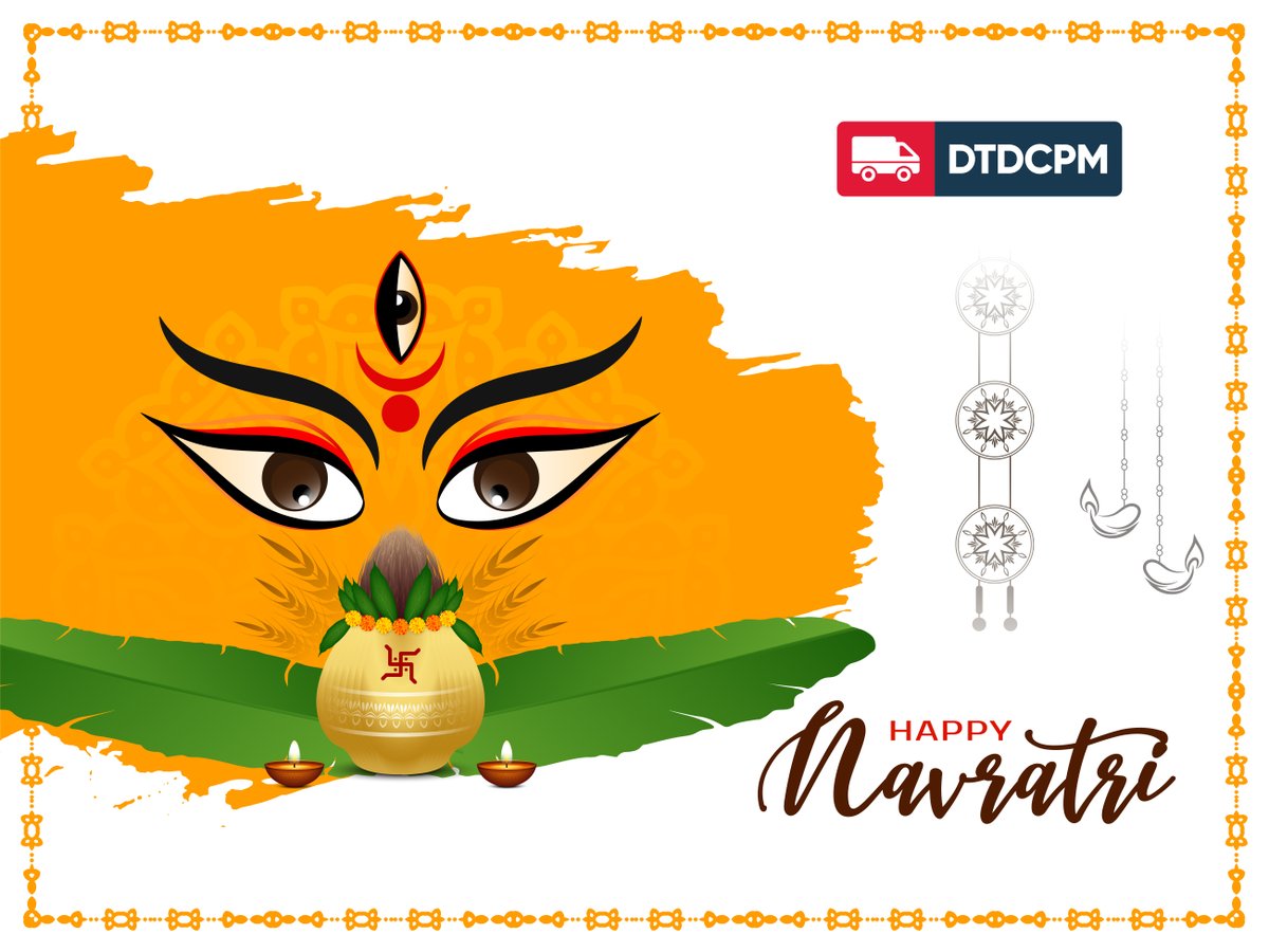 dtdcpm's tweet photo. DTDCPM wishes you all a Happy Navratri! May goddess Durga shower her blessing upon you and your family. 

.
.
.
.
#HappyNavaratri  #Navratri2022 #Navratri #DTDCPM https://t.co/i722Eje85z