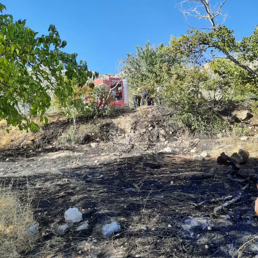 İlçemiz Çanakçı Mevkide otluk alanda meydana gelen yangına Tut Belediye İtfaiye ekiplerinin zamanında müdahalesi sonucunda büyümeden kontrol altına alarak söndürüldü