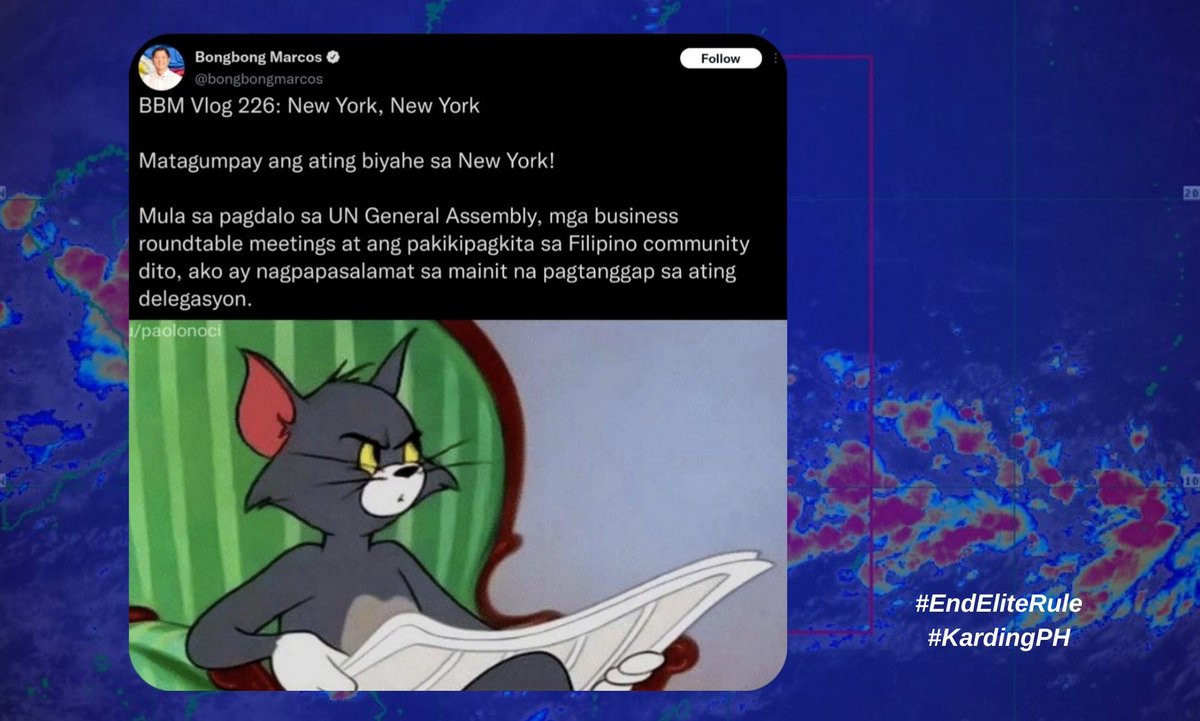 BBM Vlog 226: Ayy, Ah-ha, Uh, Yeah, In New York!

Habang ang mga NGOs at iba pang tanggapan na maagang nagbukas ng pintuan para tulungan ang mga nasalanta ng bagyong Karding, heto si BBM naga-update ng kanyang vlog sa New York.

#EndEliteRule
#KardingPH