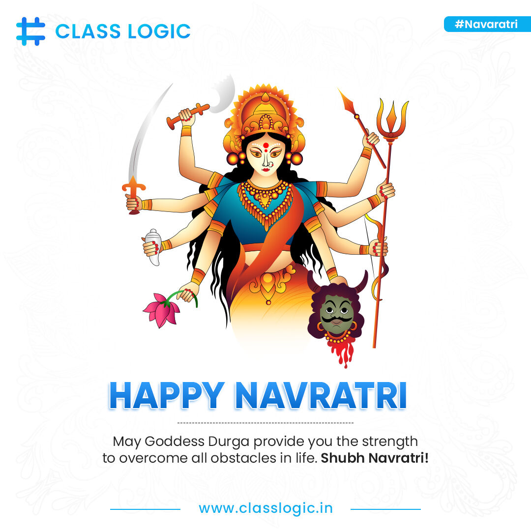 ClassLogic's tweet image. #HappyNavratri #Classlogic